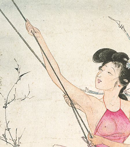 韶关-胡也佛的仕女画和最知名的金瓶梅秘戏图